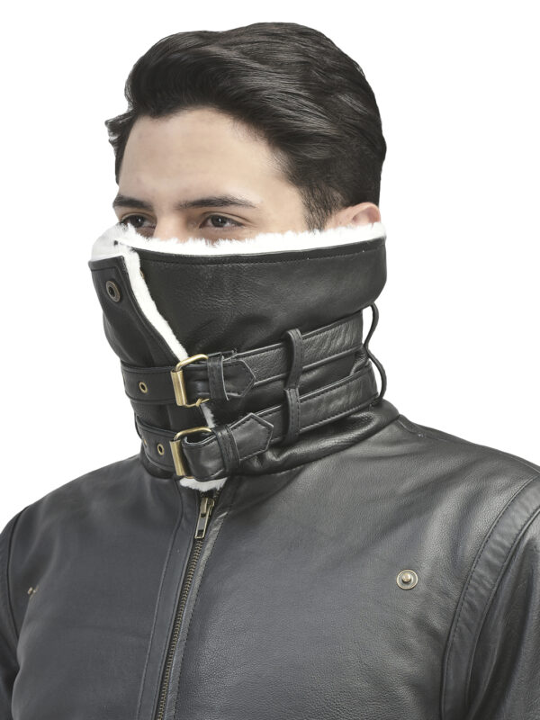Men’s B2 Bomber Winter Leather Jacket – Faux/Shearling - Image 7