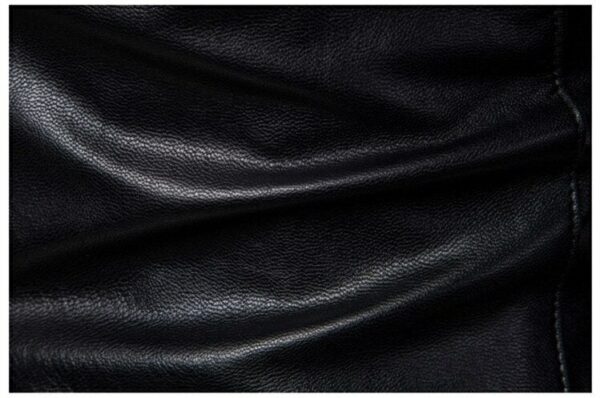 Unisex Black Leather Blazer – Handmade Top-Grain Elegance, Custom Fit & Finish - Image 3