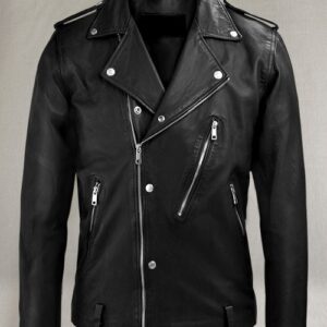 black biker jacket motorcycle jacket