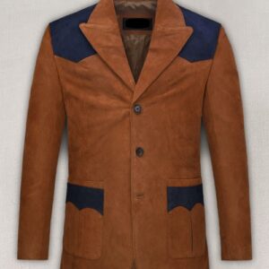 suede leather blazer