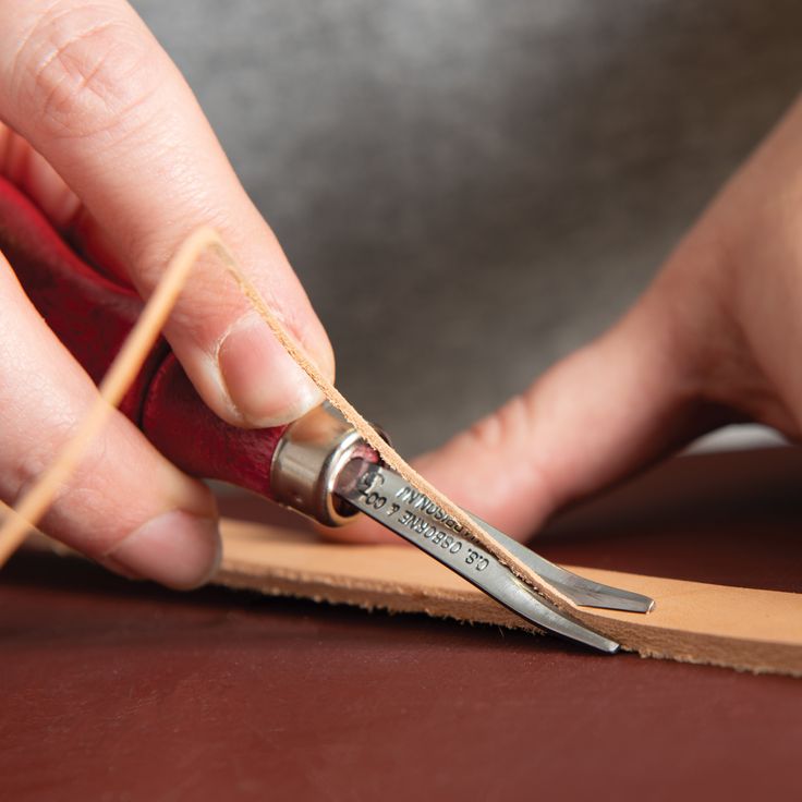 Leather Edge Finishing Techniques