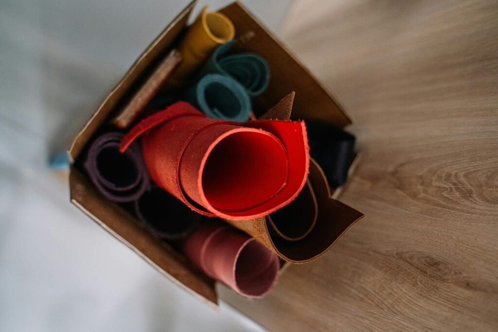 how to store leather hides