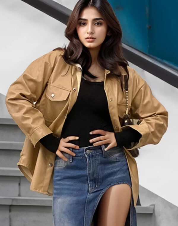leather shirt for women