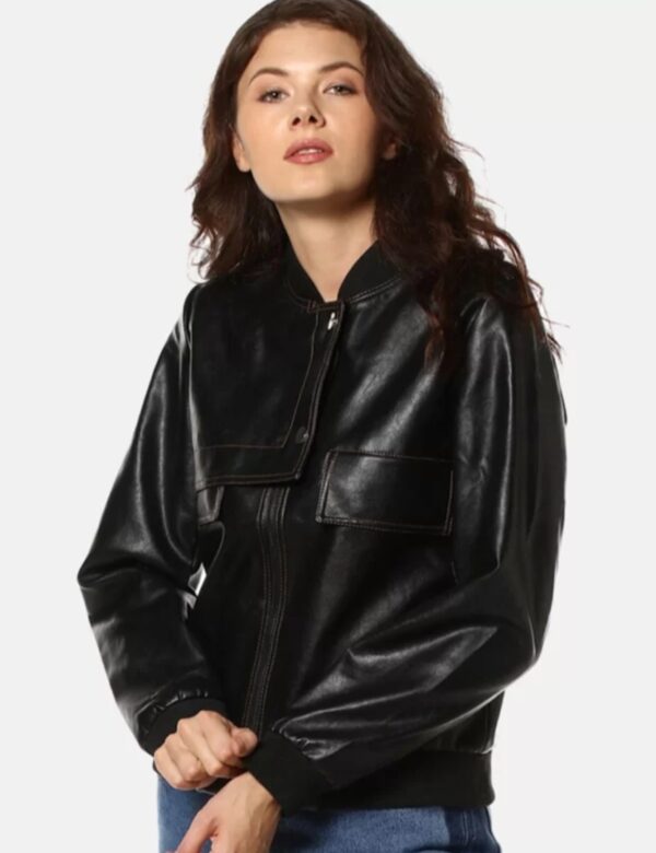 women leather jacket women bomber jacket