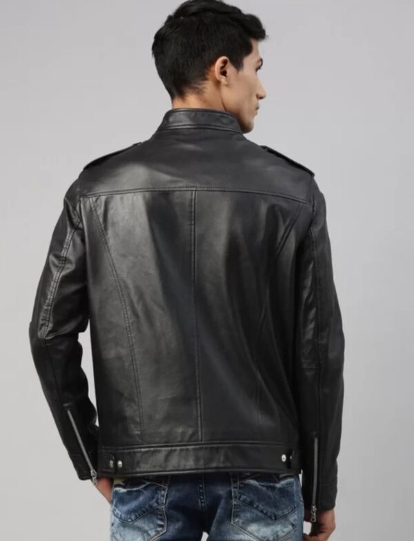 Men's Utility Leather Jacket: Function Meets Fashion - Image 3