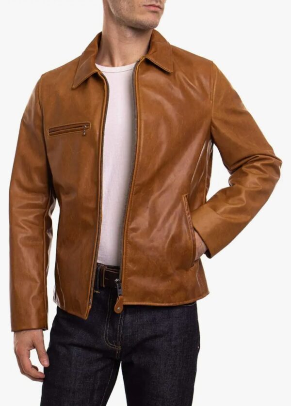 men's leather jacket