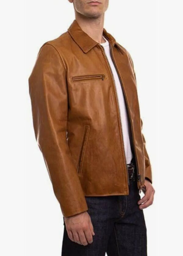 The Waxed Maverick – Men’s Premium Wax Pull-Up Leather Jacket for Rugged Style & Lasting Durability - Image 2