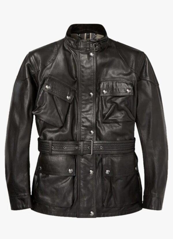 Men Premium Leather utility jacket: A Masterpiece of Utility and Style - Image 4